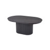 SOLENZO, table extensible ovale 180 à 220 cm - décor bois - 3 finitions