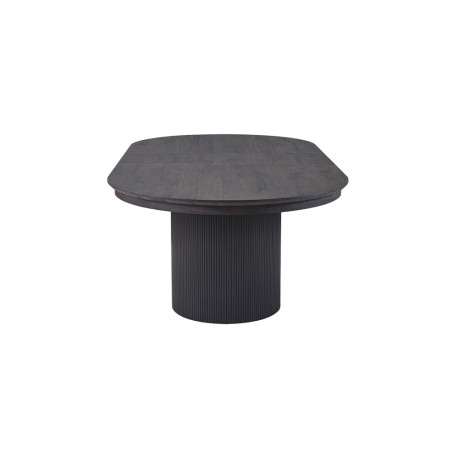 SOLENZO, table extensible ovale 180 à 220 cm - décor bois - 3 finitions