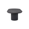 SOLENZO, table extensible ovale 180 à 220 cm - décor bois - 3 finitions