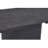 SOLENZO, table extensible ovale 180 à 220 cm - décor bois - 3 finitions