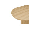 SOLENZO, table extensible ovale 180 à 220 cm - décor bois - 3 finitions