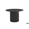 SOLENZO, table à manger ronde 120 cm - décor bois - 3 finitions