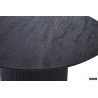 SOLENZO, table à manger ronde 120 cm - décor bois - 3 finitions