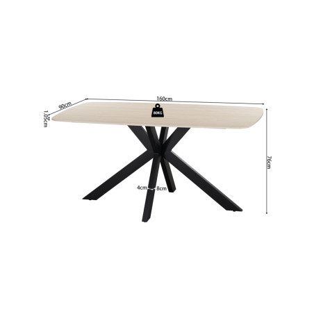 ALBATRE, table à manger ovale - plateau pierre frittée - pieds en métal noir - 3 tailles - 6 finitions