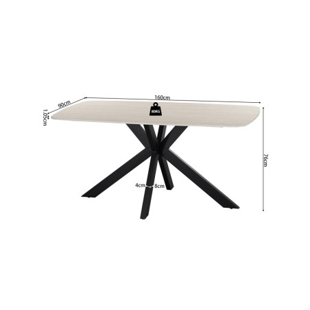 ALBATRE, table à manger ovale - plateau pierre frittée - pieds en métal noir - 3 tailles - 6 finitions