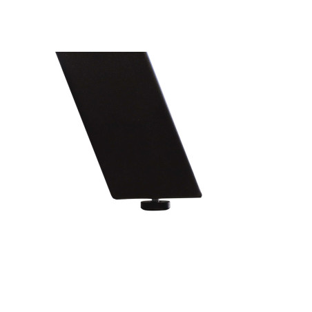 HORIZON, table extensible 160 à 240 cm - plateau pierre frittée - avec allonges - pieds en métal noir - 3 finitions
