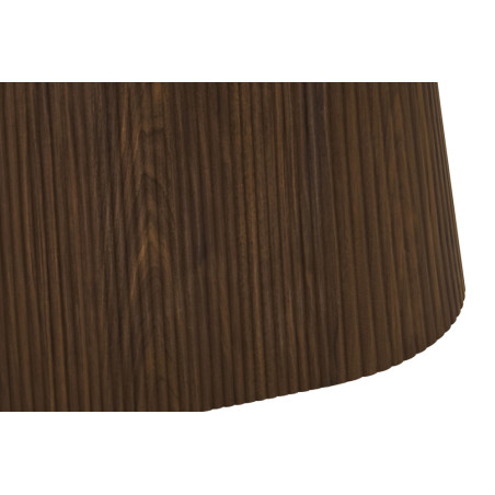 VALDORA, table à manger ovale 180 cm - plateau pierre frittée - pieds en métal noir - 2 finitions