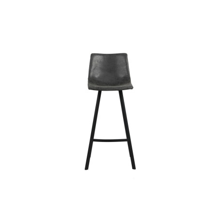 OCRE, tabouret de bar hauteur 108 cm - simili cuir - pieds en métal noir - 4 coloris