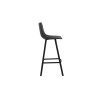 OCRE, tabouret de bar hauteur 108 cm - simili cuir - pieds en métal noir - 4 coloris