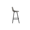 OCRE, tabouret de bar hauteur 108 cm - simili cuir - pieds en métal noir - 4 coloris