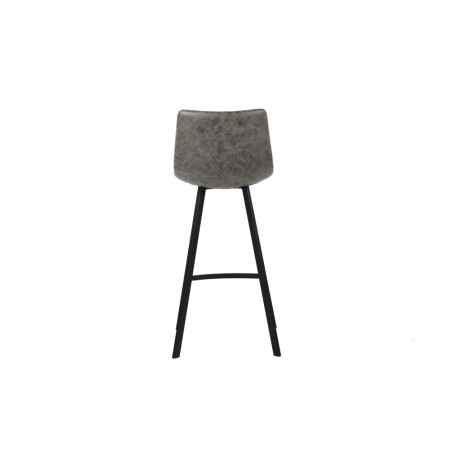 OCRE, tabouret de bar hauteur 108 cm - simili cuir - pieds en métal noir - 4 coloris
