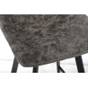 OCRE, tabouret de bar hauteur 108 cm - simili cuir - pieds en métal noir - 4 coloris