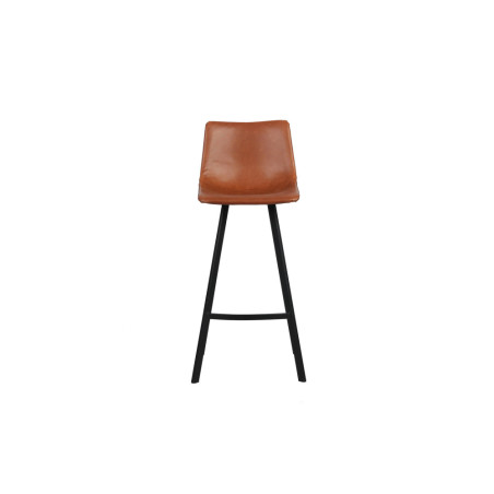 OCRE, tabouret de bar hauteur 108 cm - simili cuir - pieds en métal noir - 4 coloris