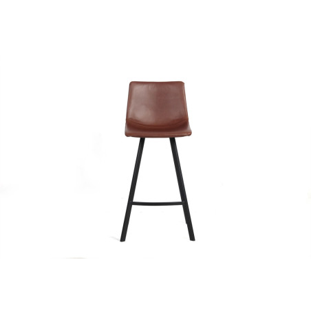 OCRE, chaise de comptoir hauteur 98 cm - simili cuir - 4 coloris