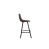 OCRE, chaise de comptoir hauteur 98 cm - simili cuir - 4 coloris
