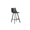 OCRE, chaise de comptoir hauteur 98 cm - simili cuir - 4 coloris