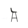 OCRE, chaise de comptoir hauteur 98 cm - simili cuir - 4 coloris
