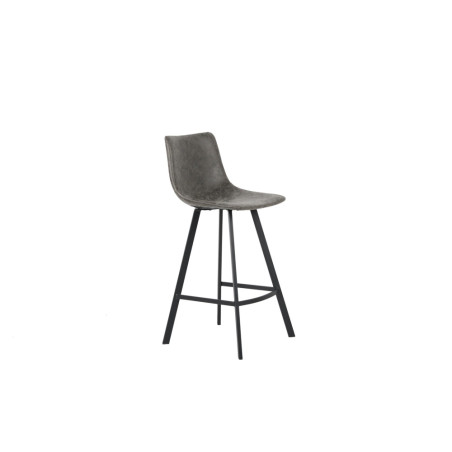OCRE, chaise de comptoir hauteur 98 cm - simili cuir - 4 coloris
