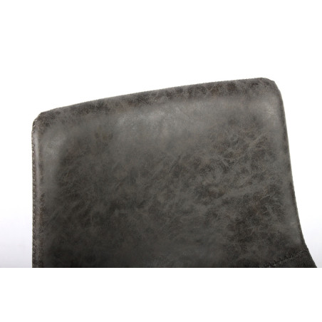 OCRE, chaise de comptoir hauteur 98 cm - simili cuir - 4 coloris