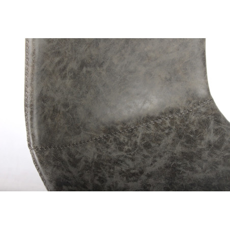 OCRE, chaise de comptoir hauteur 98 cm - simili cuir - 4 coloris