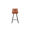 OCRE, chaise de comptoir hauteur 98 cm - simili cuir - 4 coloris