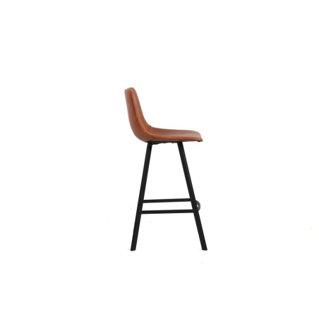 OCRE, chaise de comptoir hauteur 98 cm - simili cuir - 4 coloris