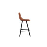 OCRE, chaise de comptoir hauteur 98 cm - simili cuir - 4 coloris