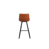 OCRE, chaise de comptoir hauteur 98 cm - simili cuir - 4 coloris
