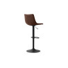 TRIANON, tabouret de bar hauteur 88-109 cm - simili cuir - hauteur réglable - 4 coloris