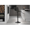 TRIANON, tabouret de bar hauteur 88-109 cm - simili cuir - hauteur réglable - 4 coloris
