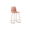 MARJOLAINE, chaise de comptoir hauteur 100,5 cm - polypropylène - 5 coloris