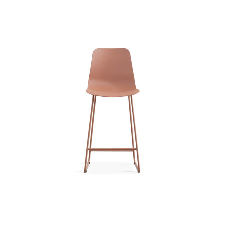 MARJOLAINE, chaise de comptoir hauteur 100,5 cm - polypropylène - 5 coloris