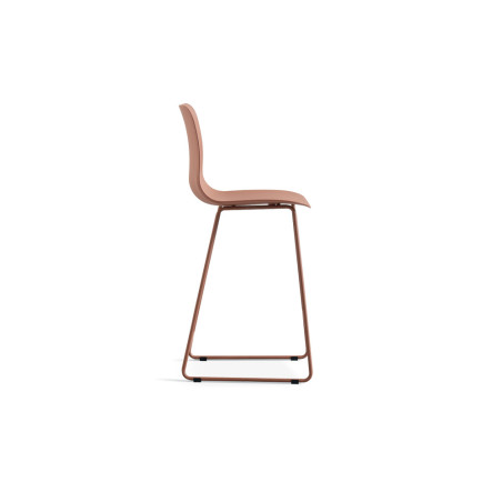 MARJOLAINE, chaise de comptoir hauteur 100,5 cm - polypropylène - 5 coloris