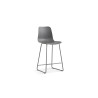 MARJOLAINE, chaise de comptoir hauteur 100,5 cm - polypropylène - 5 coloris