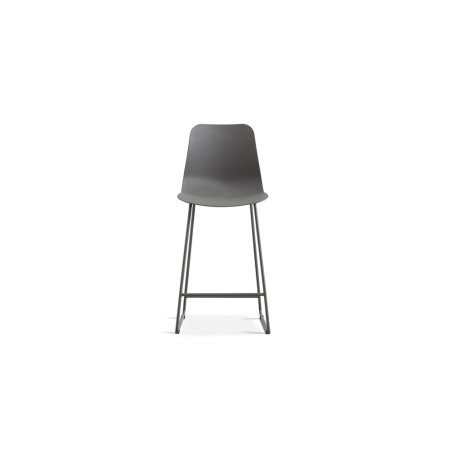 MARJOLAINE, chaise de comptoir hauteur 100,5 cm - polypropylène - 5 coloris