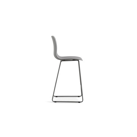 MARJOLAINE, chaise de comptoir hauteur 100,5 cm - polypropylène - 5 coloris