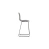 MARJOLAINE, chaise de comptoir hauteur 100,5 cm - polypropylène - 5 coloris
