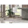 MARJOLAINE, chaise de comptoir hauteur 100,5 cm - polypropylène - 5 coloris