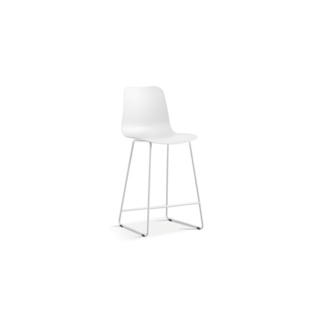MARJOLAINE, chaise de comptoir hauteur 100,5 cm - polypropylène - 5 coloris