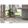 MARJOLAINE, chaise de comptoir hauteur 100,5 cm - polypropylène - 5 coloris