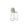 MARJOLAINE, chaise de comptoir hauteur 100,5 cm - polypropylène - 5 coloris
