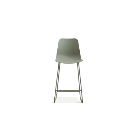 MARJOLAINE, chaise de comptoir hauteur 100,5 cm - polypropylène - 5 coloris