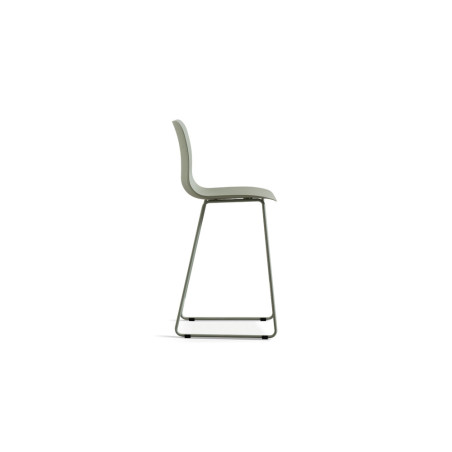 MARJOLAINE, chaise de comptoir hauteur 100,5 cm - polypropylène - 5 coloris