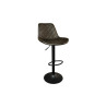 MERLOT, tabouret de bar hauteur 89-110 cm - simili cuir - hauteur réglable - 2 coloris