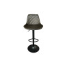MERLOT, tabouret de bar hauteur 89-110 cm - simili cuir - hauteur réglable - 2 coloris