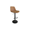 MERLOT, tabouret de bar hauteur 89-110 cm - simili cuir - hauteur réglable - 2 coloris