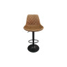 MERLOT, tabouret de bar hauteur 89-110 cm - simili cuir - hauteur réglable - 2 coloris