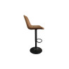MERLOT, tabouret de bar hauteur 89-110 cm - simili cuir - hauteur réglable - 2 coloris