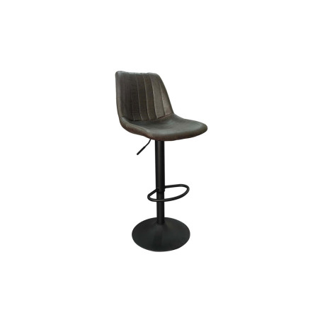CHABLIS, tabouret de bar hauteur 89-110 cm - simili cuir - hauteur réglable - 2 coloris