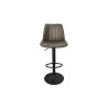 CHABLIS, tabouret de bar hauteur 89-110 cm - simili cuir - hauteur réglable - 2 coloris